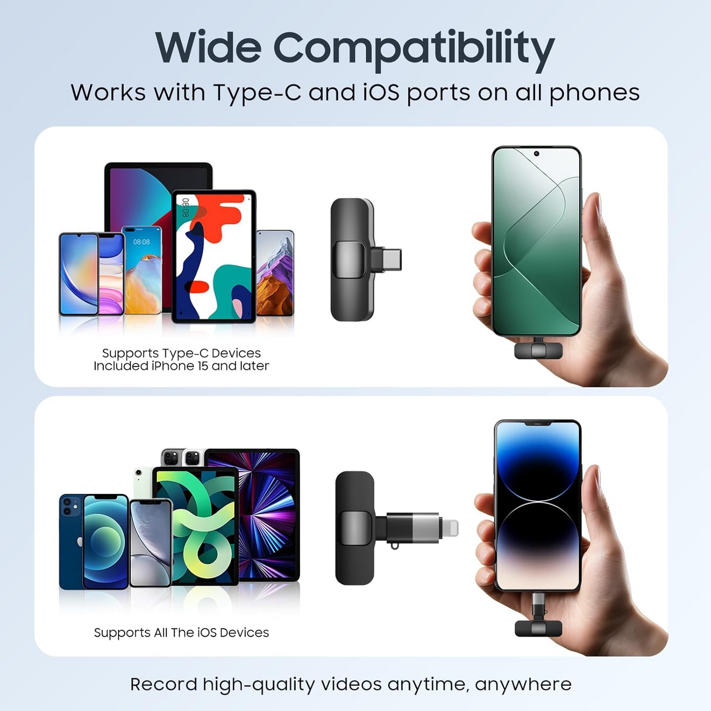 Professional Wireless Lavalier Microphone